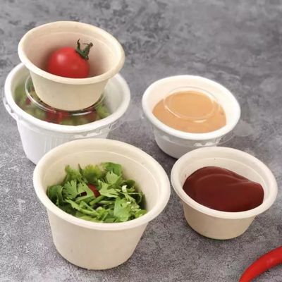 салатницы супа бумаги 1oz 2oz 4oz устранимые с крышками разделывают чашки