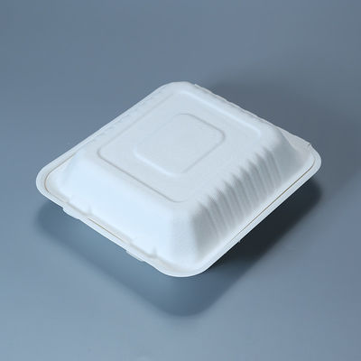 раковины багассы сахарного тростника 8in Tableware контейнера фаст-фуда 9in Biodegradable Freezable