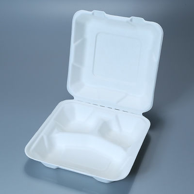 раковины багассы сахарного тростника 8in Tableware контейнера фаст-фуда 9in Biodegradable Freezable