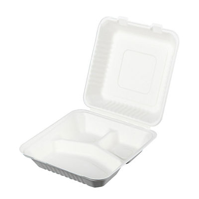 раковины багассы сахарного тростника 8in Tableware контейнера фаст-фуда 9in Biodegradable Freezable