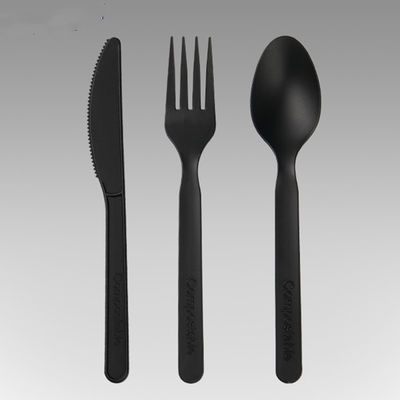вилки столового прибора 100% PLA Compostable CPLA 9in Biodegradable и ножи ложек