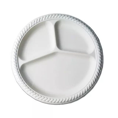 плиты 10in круглой майцены 9in устранимые Biodegradable вокруг Tableware плиты
