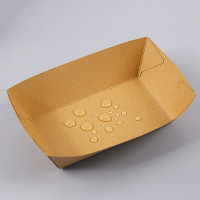 Подносы закуски Frie шлюпки Tableware 0.25LB 25# Biodegradable устранимые