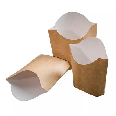 pe 220gsm устранимое Pantone покрыло картофель фри Kraft бумажный французский картофельные чипсы кладут упаковку в коробку