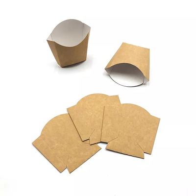 pe 220gsm устранимое Pantone покрыло картофель фри Kraft бумажный французский картофельные чипсы кладут упаковку в коробку