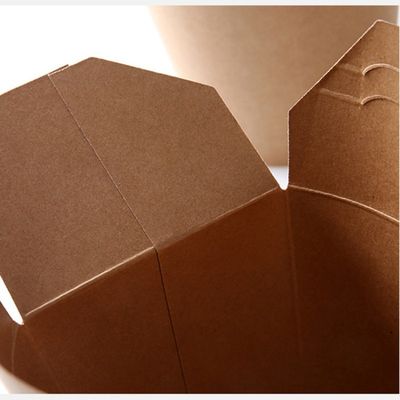 коробка лапши Tableware 8oz 12oz складного круга 250ml Biodegradable устранимая бумажная