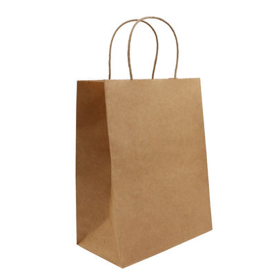 Сумка подарка Tableware 130g 135g Kraft Biodegradable устранимая белая с ручками
