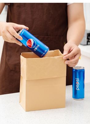 Сумка конфетной бумаги Tableware Kraft Biodegradable устранимая без ручки BSCI
