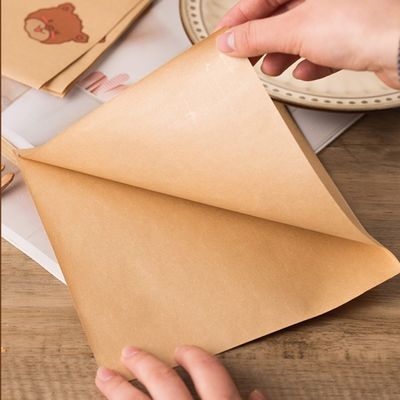 сэндвич бумаги сумки 45gsm 13x13cm жиронепроницаемый двойной открытый кладет карман в мешки обруча бургера