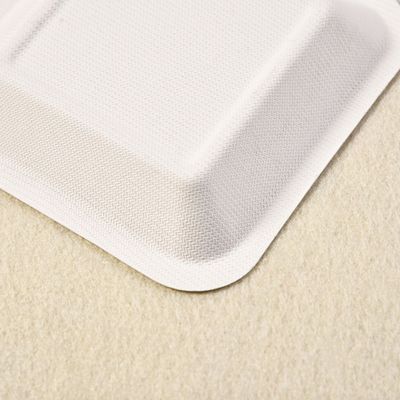 поднос еды десерта пульпы бумаги Tableware багассы мини сахарного тростника 7g Biodegradable для партии