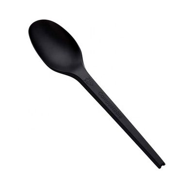 Столового прибора Tableware CPLA партии утварей ложка ножа вилки 165mm Compostable установленная с салфеткой