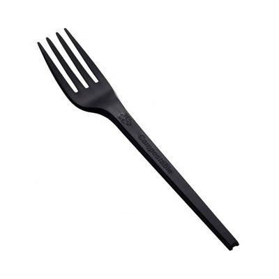 Столового прибора Tableware CPLA партии утварей ложка ножа вилки 165mm Compostable установленная с салфеткой