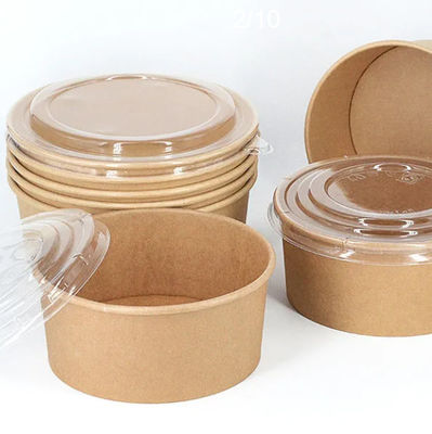 42oz 1300ml вокруг шаров Biodegradable устранимого Tableware больших устранимых для горячего супа