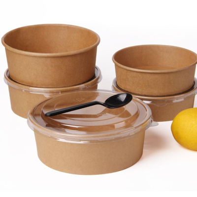 42oz 1300ml вокруг шаров Biodegradable устранимого Tableware больших устранимых для горячего супа