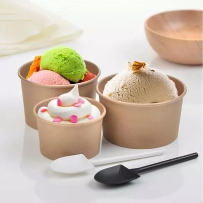 4oz к упаковке чашки мороженого Tableware йогурта 32oz Biodegradable устранимой