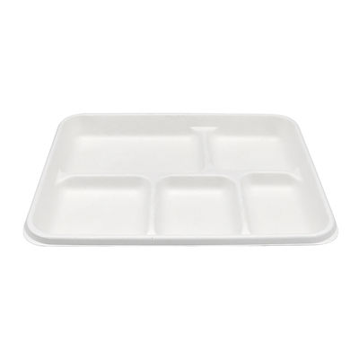 Поднос рождества безвредной Compostable багассы сахарного тростника Tableware партии устранимый