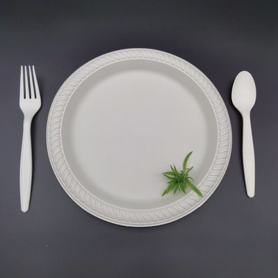 плиты 10in круглой майцены 9in устранимые Biodegradable вокруг Tableware плиты