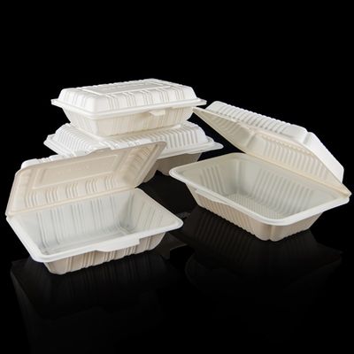 Упаковка еды раковины отсека столового прибора 3 кукурузного крахмала ресторана 9in устранимая