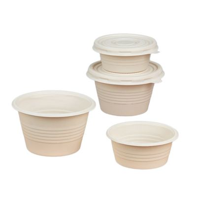 Устранимые чашки части соуса приправой Tableware майцены 4OZ с крышками