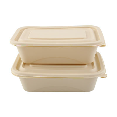 Коробка устранимого Compostable фаст-фуда коробки для завтрака еды майцены 500 600ML упаковывая