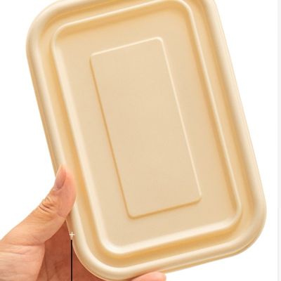 Коробка устранимого Compostable фаст-фуда коробки для завтрака еды майцены 500 600ML упаковывая