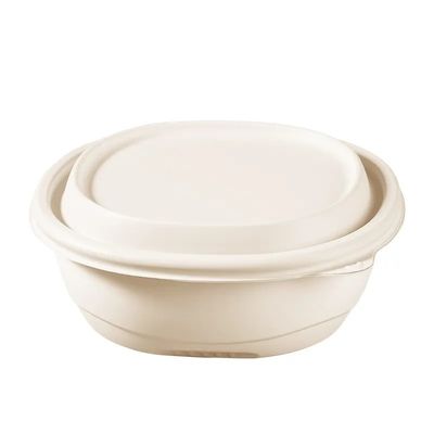 800ml 1050ml Biodegradable принимают вне шар плода майцены контейнеров с крышкой