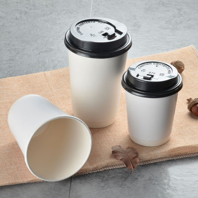 Кофейные чашки чая 12oz 360ml изготовленных на заказ бумажных стаканчиков логотипа устранимых горячие выпивая с крышками
