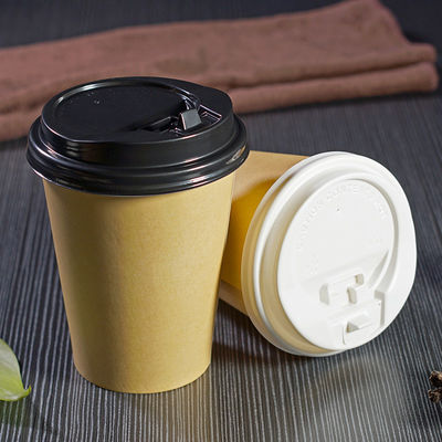 Кофейные чашки чая 12oz 360ml изготовленных на заказ бумажных стаканчиков логотипа устранимых горячие выпивая с крышками