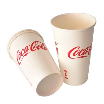 чашки 300gsm холодного напитка устранимых бумажных стаканчиков колы PLA PE 22oz 640ml бумажные