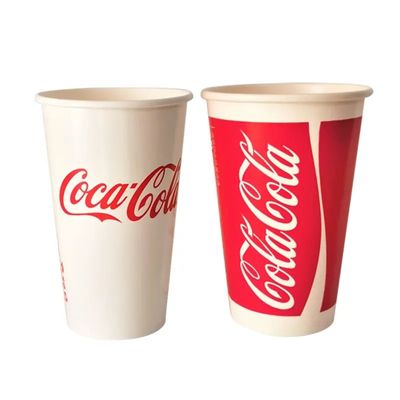 чашки 300gsm холодного напитка устранимых бумажных стаканчиков колы PLA PE 22oz 640ml бумажные